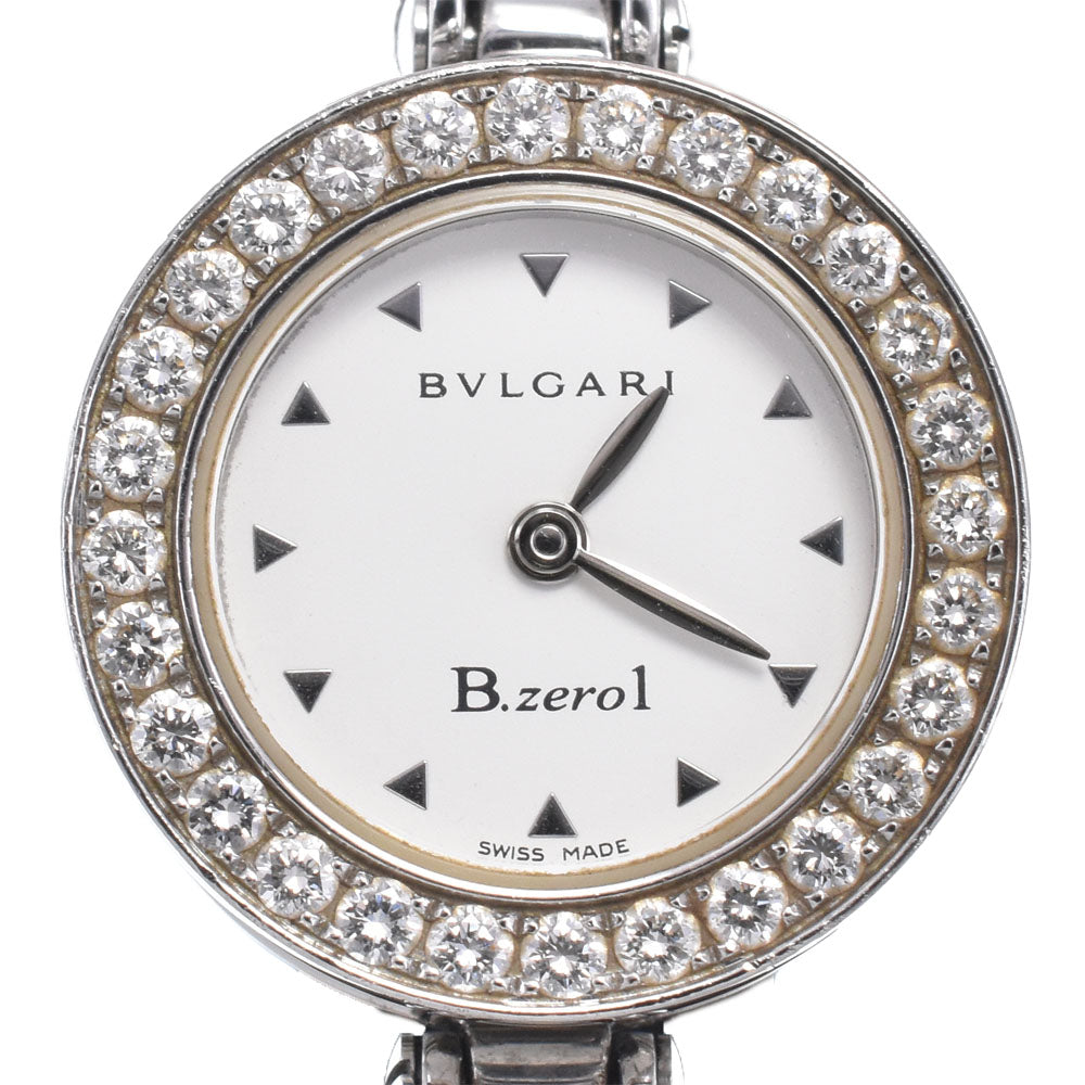 with paper BVLGARI B-Zero1 BZ22S Bezel Diamond white Dial Quartz Ladies
 Watch P#148972