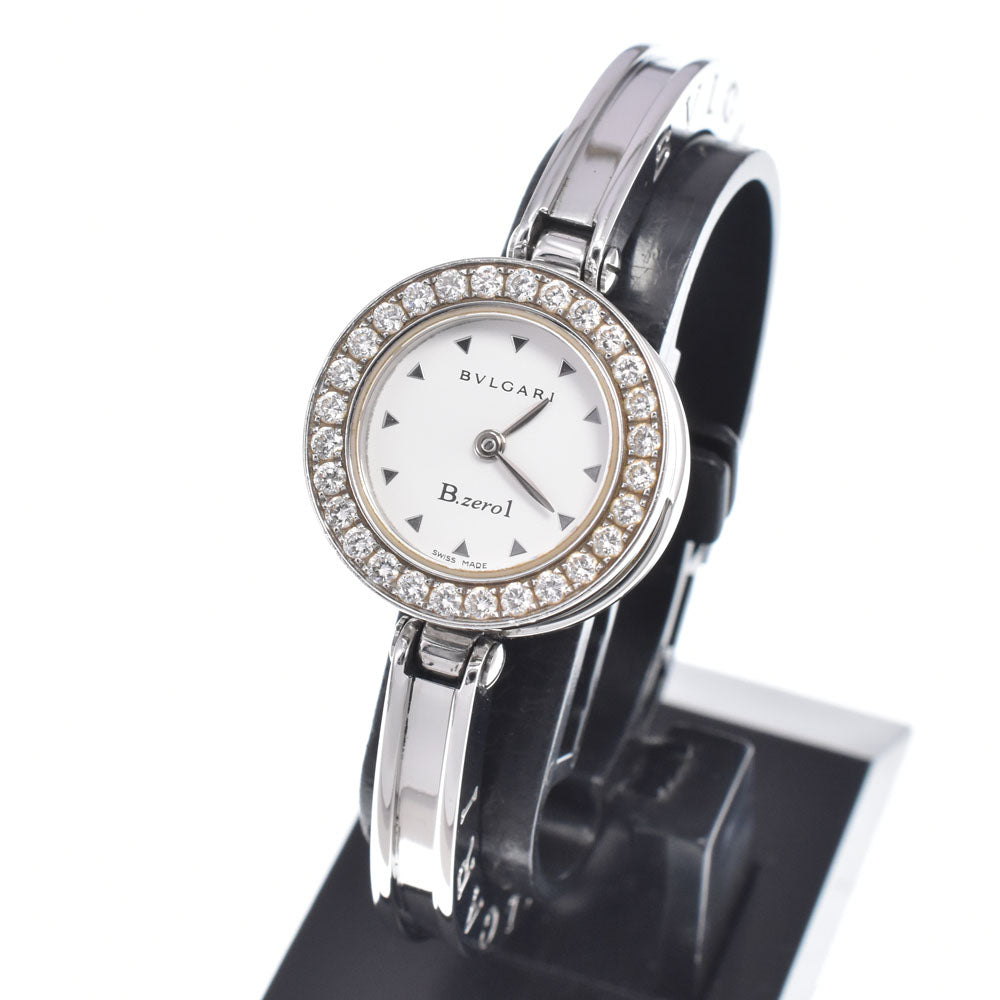 with paper BVLGARI B-Zero1 BZ22S Bezel Diamond white Dial Quartz Ladies
 Watch P#148972