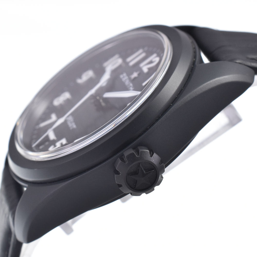 with paper ZENITH Pilot watch 49.4000.3620/21.I001 Date black Dial Automatic Men's
 Watch O#148973