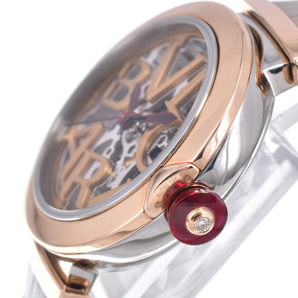 BVLGARI Le chair LUP33SG Skeleton K18PG/Leather Gold / skeleton Dial Automatic Ladies
 Watch O#148974