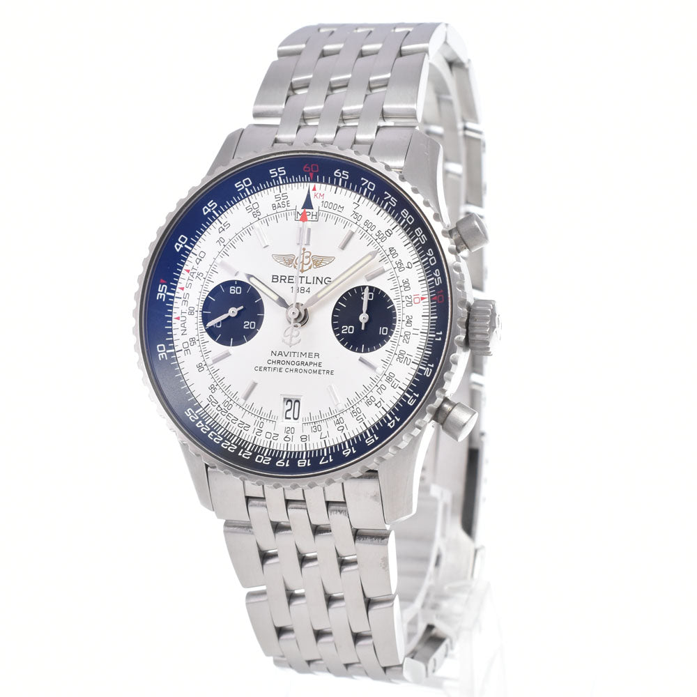 BREITLING Navitimer 05 Limited to 400 in Japan A23330 Chronograph Date Silver Dial Automatic Men's
 Watch Q#148976