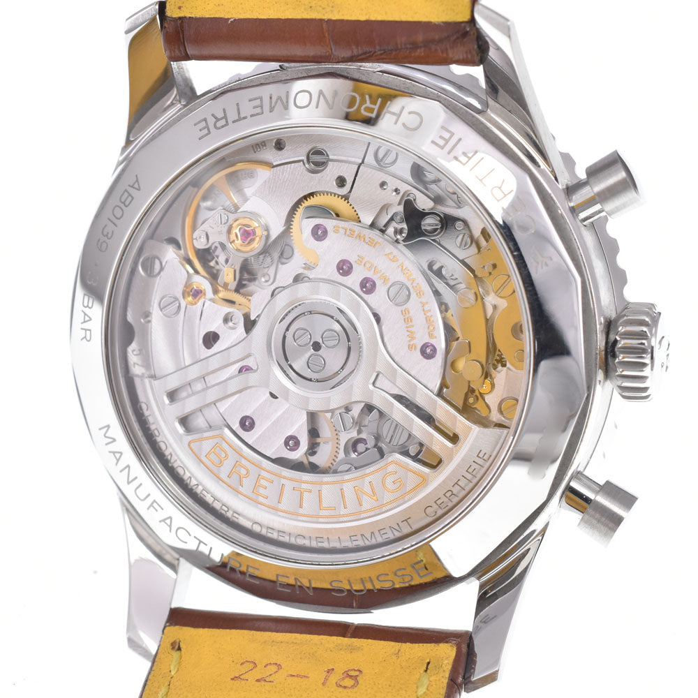 with paper BREITLING Navitimer B01 AB0139 Chronograph green Dial Automatic Men's
 Watch P#148977