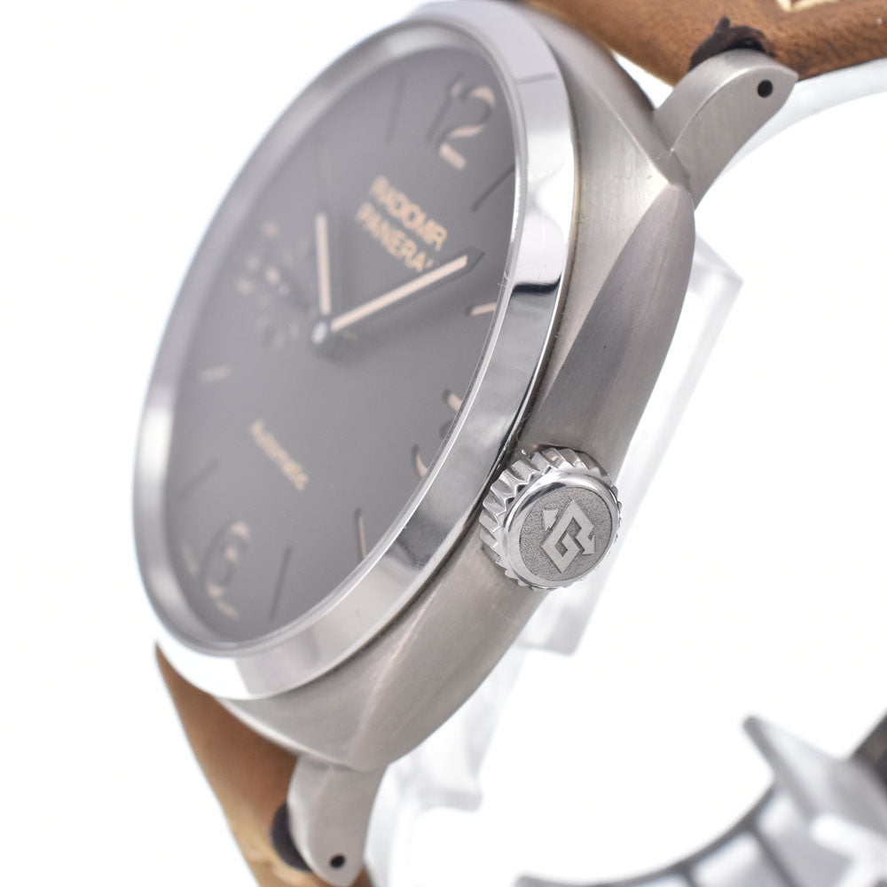PANERAI Radio meal PAM00619 Cal.P.4000 see-through back Small second Brown Dial Automatic Men's
 Watch O#148980