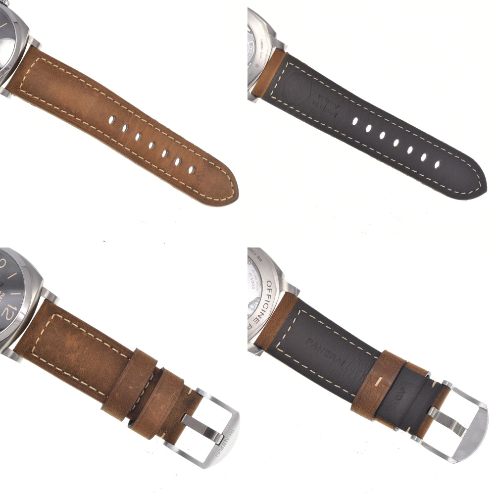 PANERAI Radio meal PAM00619 Cal.P.4000 see-through back Small second Brown Dial Automatic Men's
 Watch O#148980