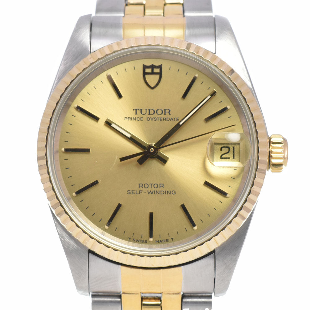 TUDOR Oyster Prince Date 72033 gold Dial Automatic Boy's
 Watch R#148984