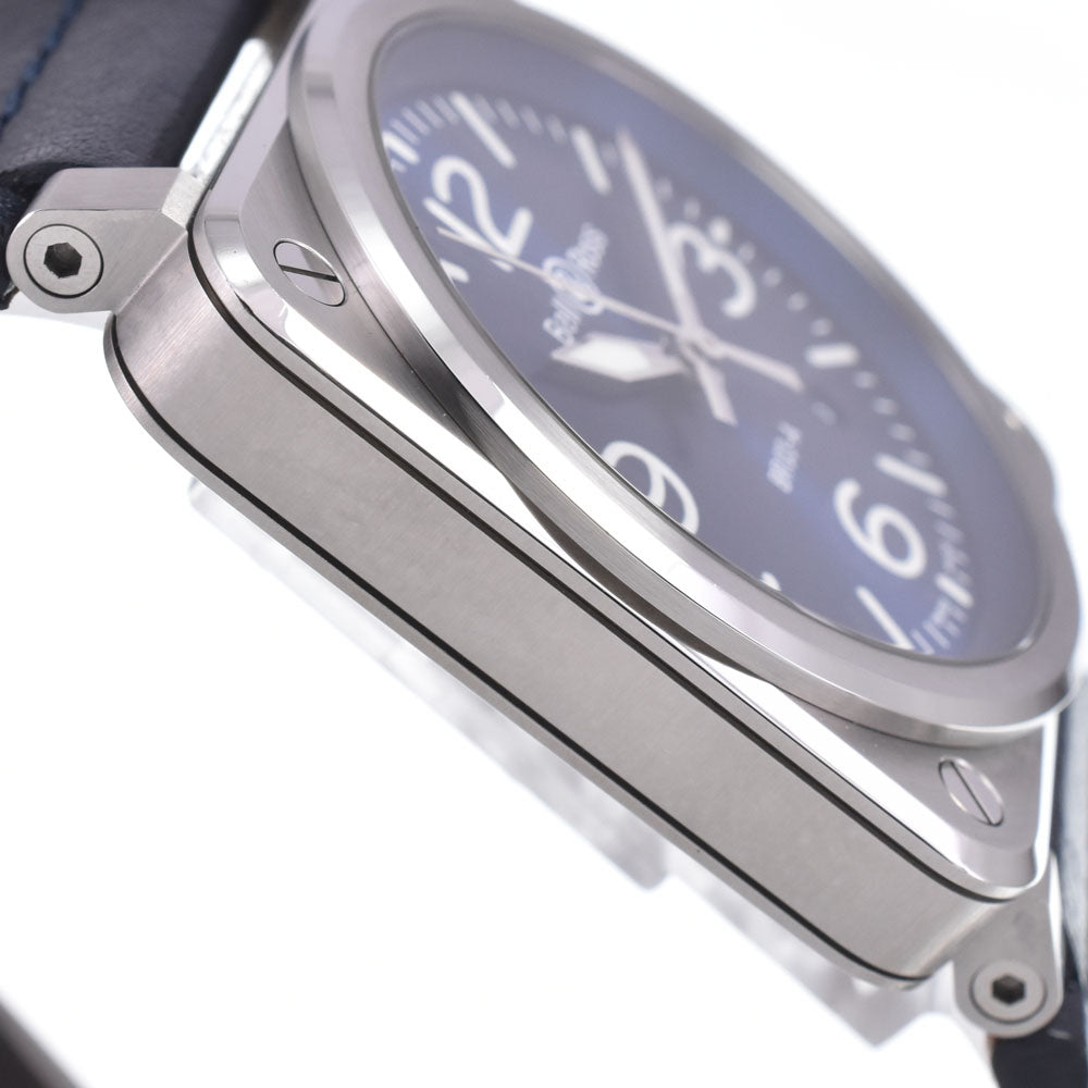 with paper Bell＆Ross BR05 Blue Steel BR03A-BLU-ST/SCA blue Dial Automatic Men's
 Watch O#148988