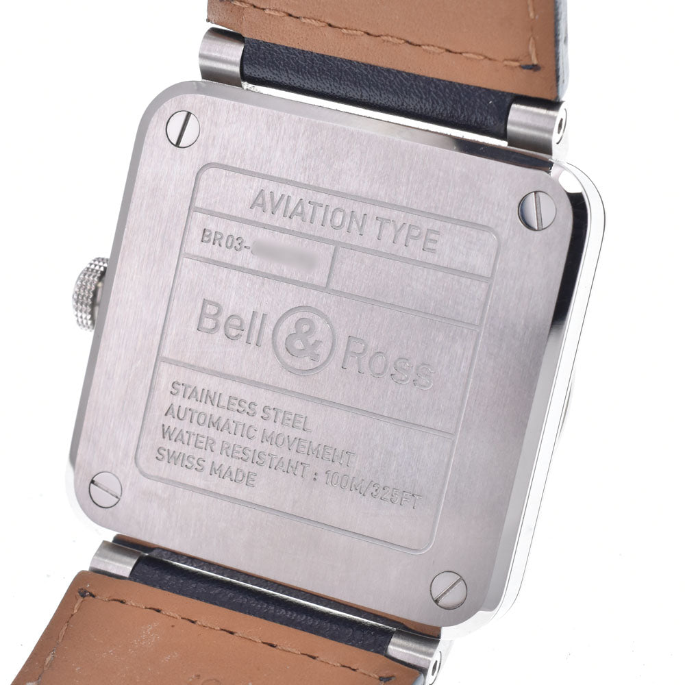 with paper Bell＆Ross BR05 Blue Steel BR03A-BLU-ST/SCA blue Dial Automatic Men's
 Watch O#148988