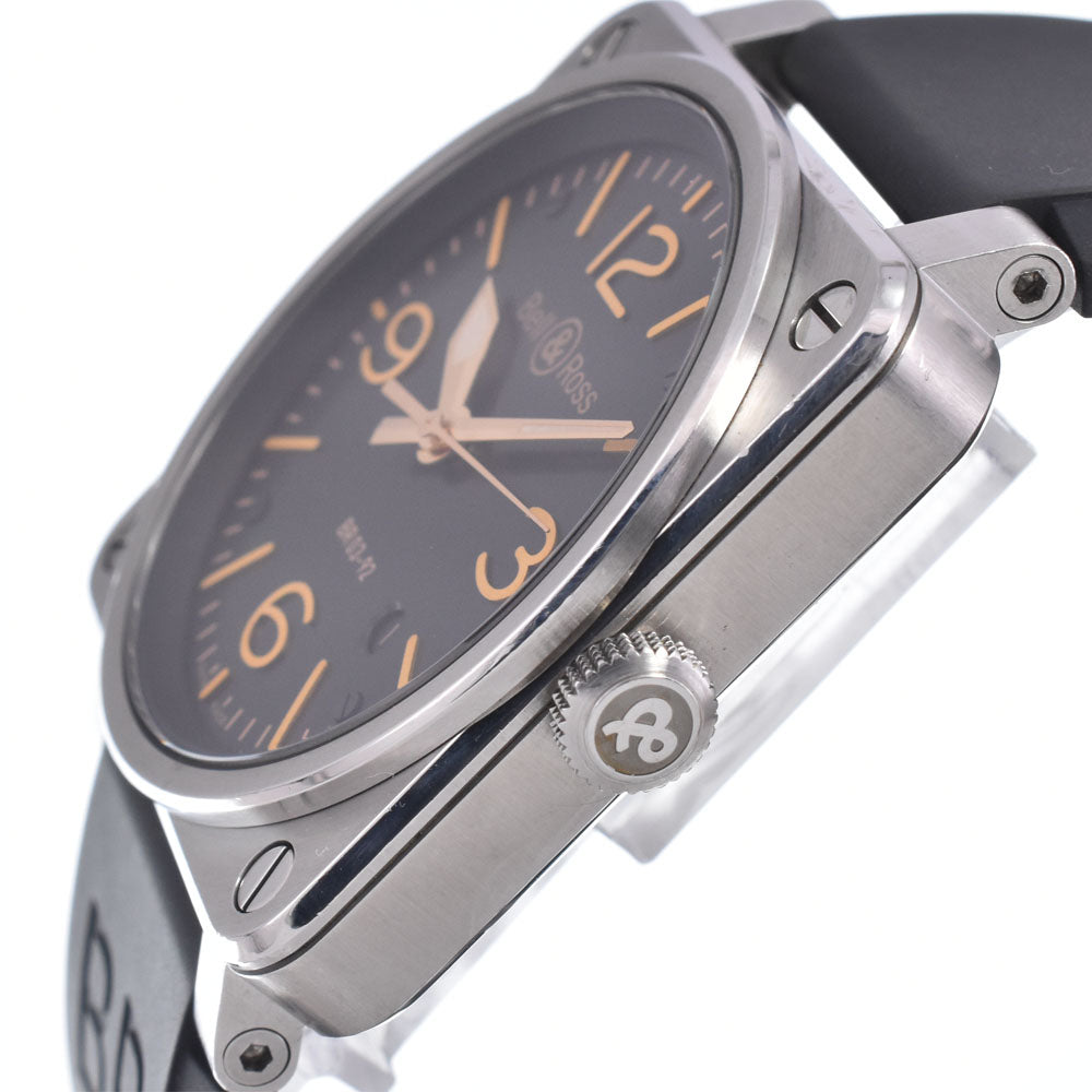 with paper Bell＆Ross Golden Heritage BR03-92 GOLDENHERI-CA black Dial Automatic Men's
 Watch Q#148989