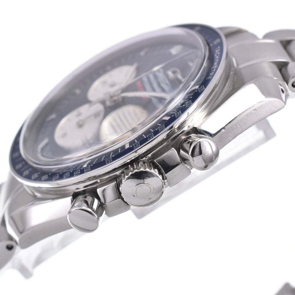 with paper OMEGA Speedmaster Professional First 3565.80 blue Dial Hand Winding Men's
 Watch Q#148991