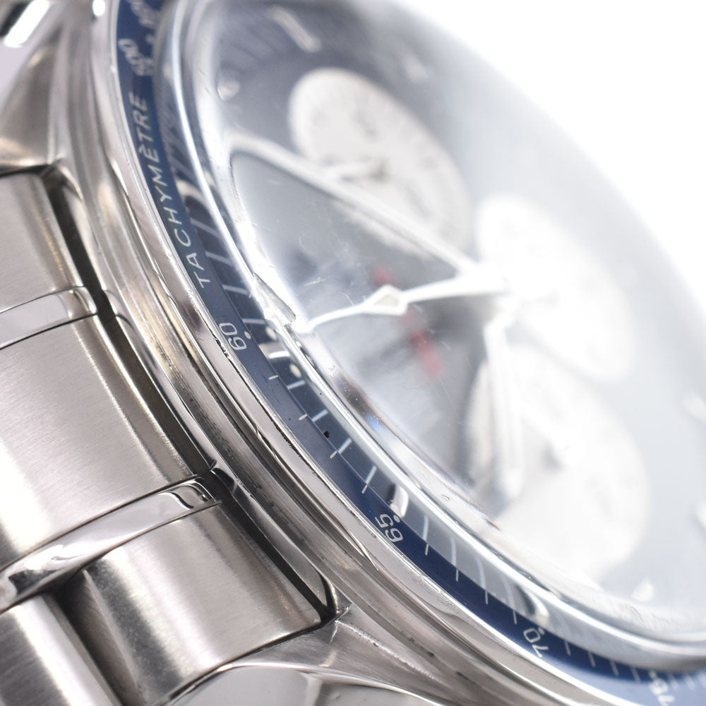 with paper OMEGA Speedmaster Professional First 3565.80 blue Dial Hand Winding Men's
 Watch Q#148991
