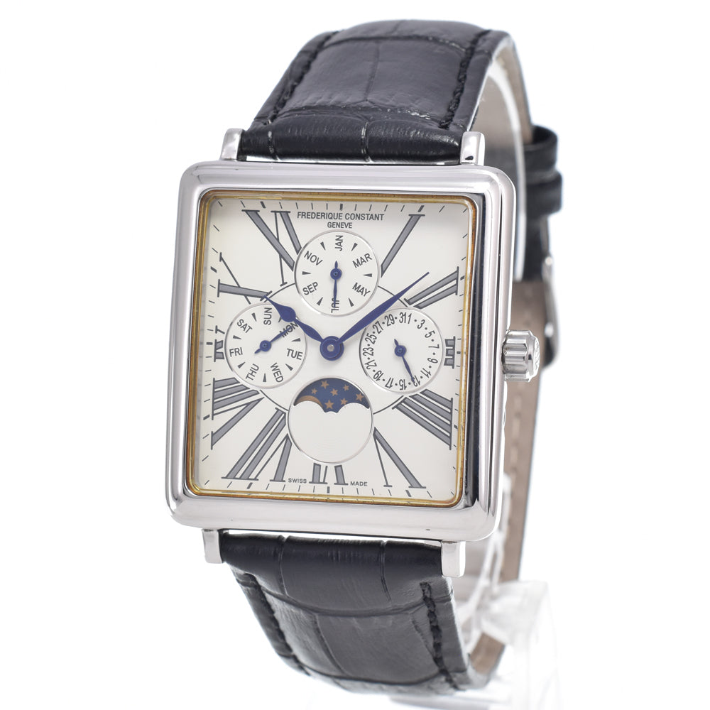 FREDERIQUE CONSTANT FC265X3C5/6 Triple calendar moon phase white Dial Quartz Men's
 Watch Q#148992