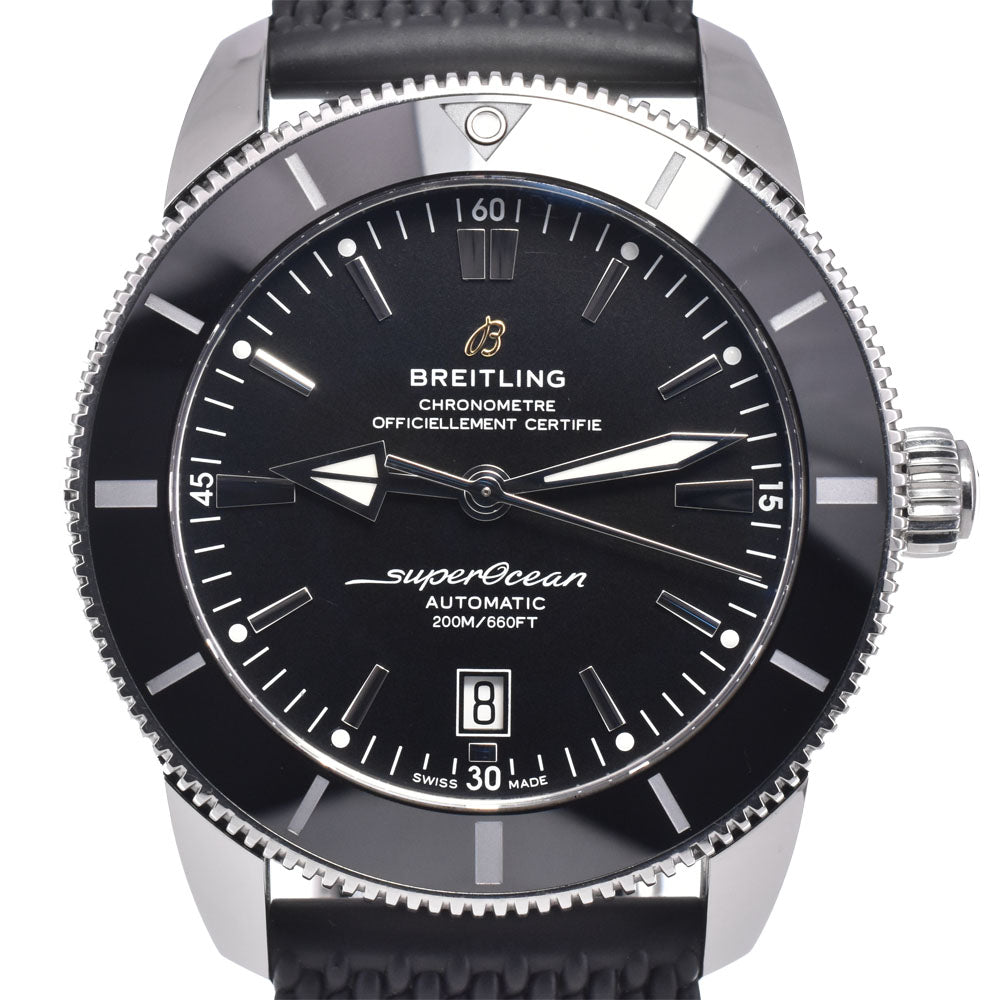 with paper BREITLING Super Ocean Heritage AB2020 Date black Dial Automatic Men's
 Watch P#148993