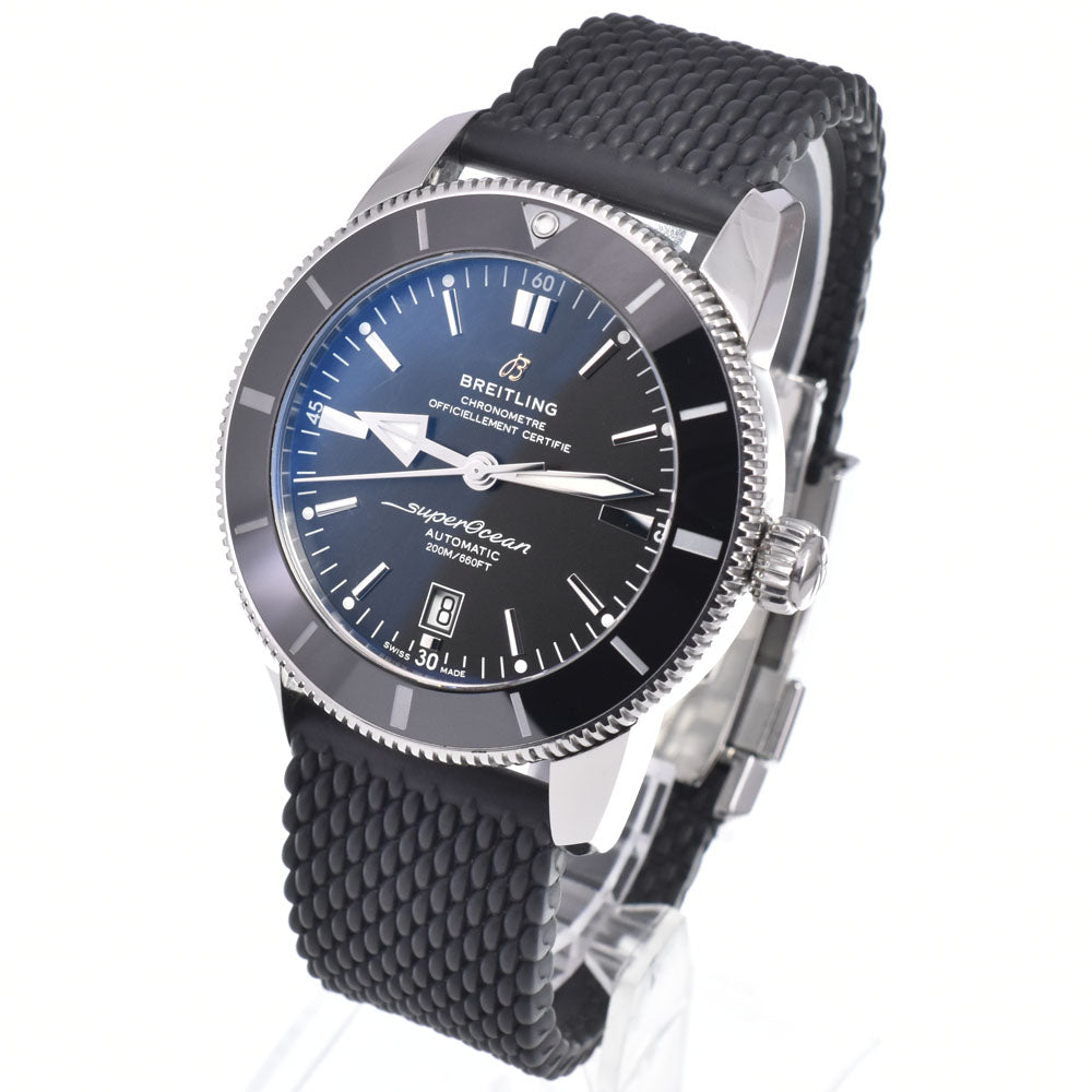 with paper BREITLING Super Ocean Heritage AB2020 Date black Dial Automatic Men's
 Watch P#148993