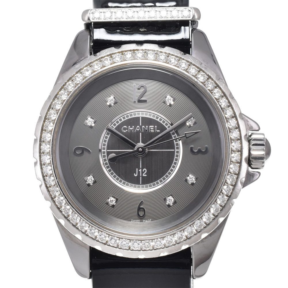 CHANEL J12 H4188 diamond gray Dial Quartz Ladies
 Watch N#148994