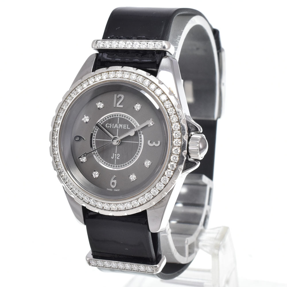 CHANEL J12 H4188 diamond gray Dial Quartz Ladies
 Watch N#148994