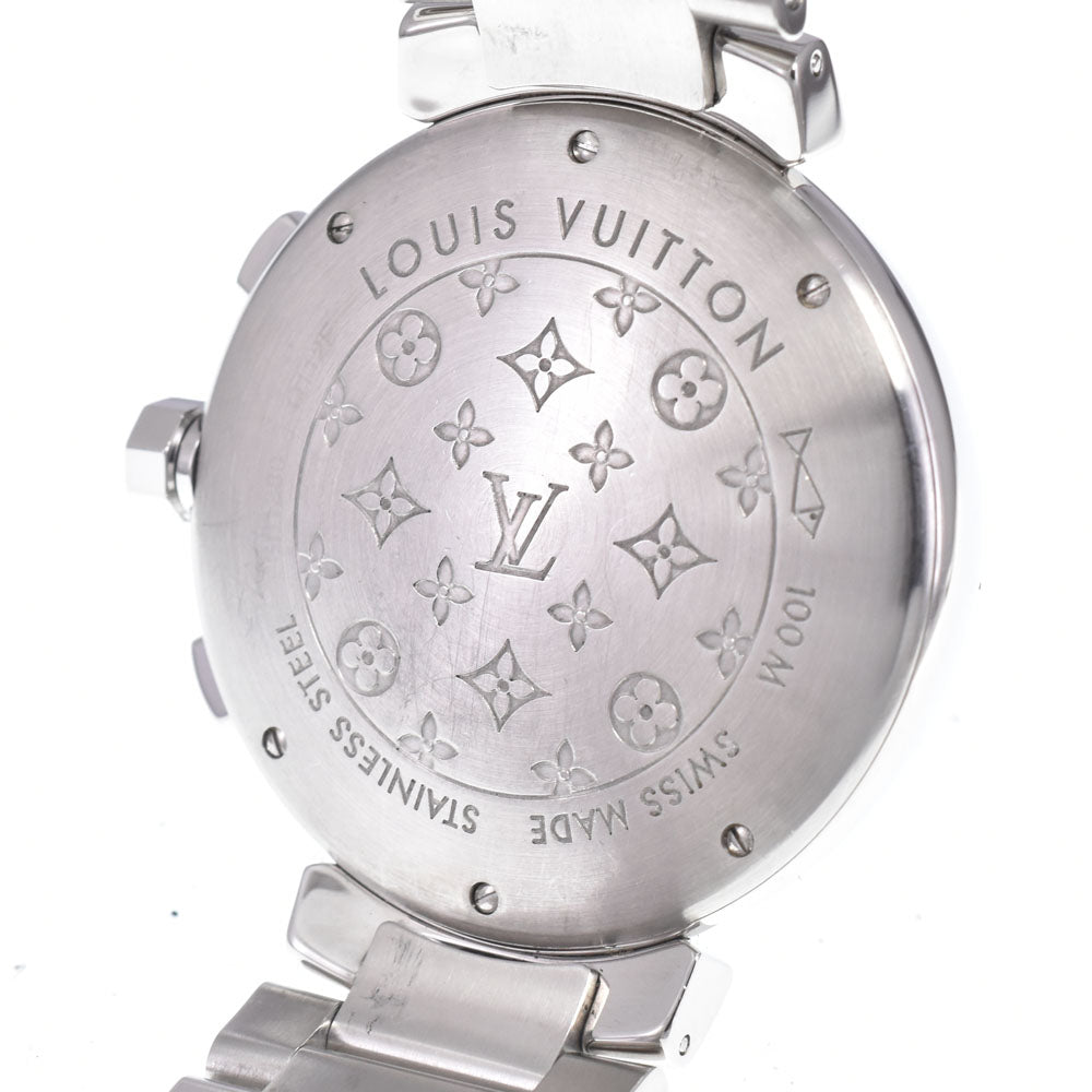 LOUIS VUITTON Tambour chronograph Q112E Silver Dial Automatic Men's
 Watch Q#148995