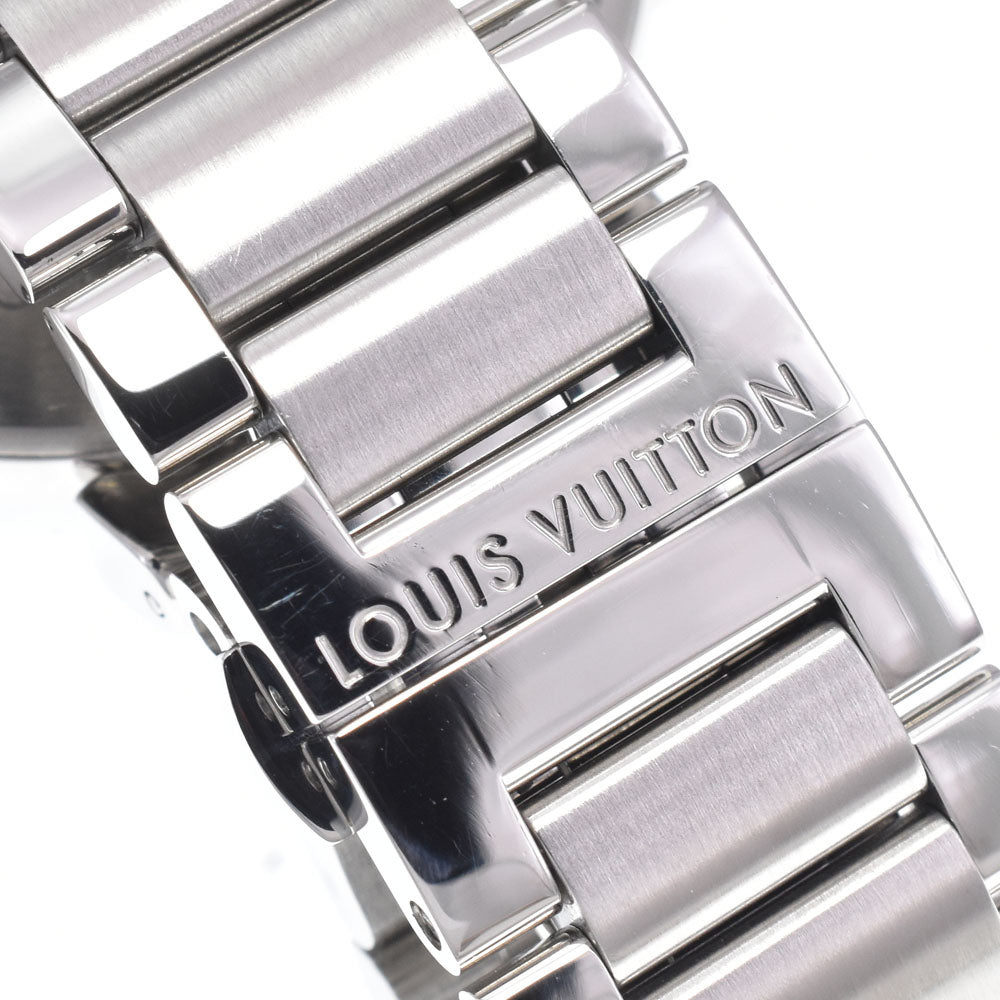 LOUIS VUITTON Tambour chronograph Q112E Silver Dial Automatic Men's
 Watch Q#148995