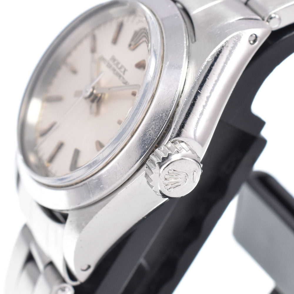 ROLEX Oyster perpetual 6718 vintage Cal.2030 Silver Dial Automatic Ladies
 Watch R#148997