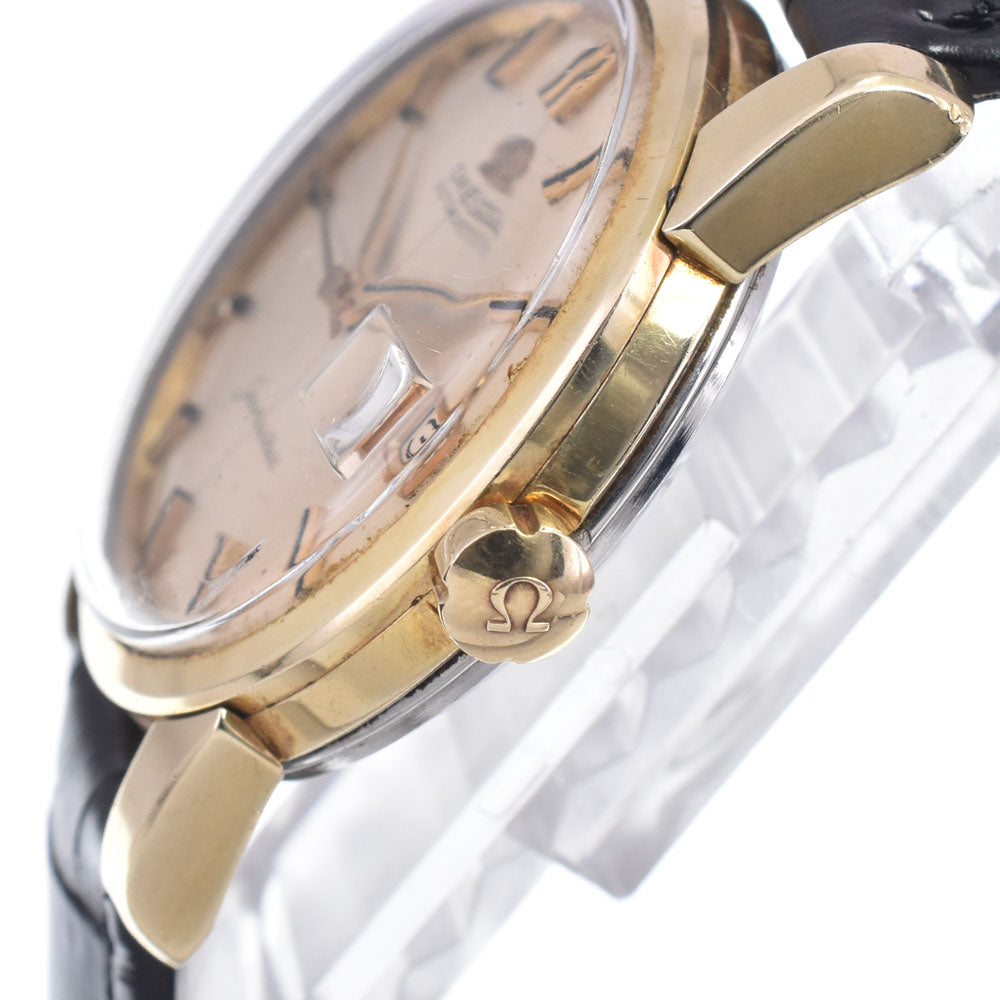 OMEGA Seamaster 166.009 vintage Date Cap Gold Cal.503 gold Dial Automatic Men's
 Watch R#149000