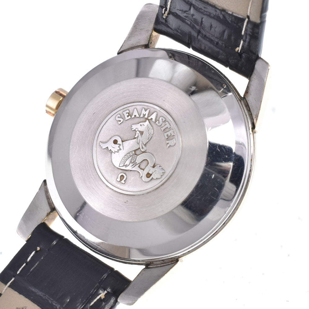 OMEGA Seamaster 166.009 vintage Date Cap Gold Cal.503 gold Dial Automatic Men's
 Watch R#149000