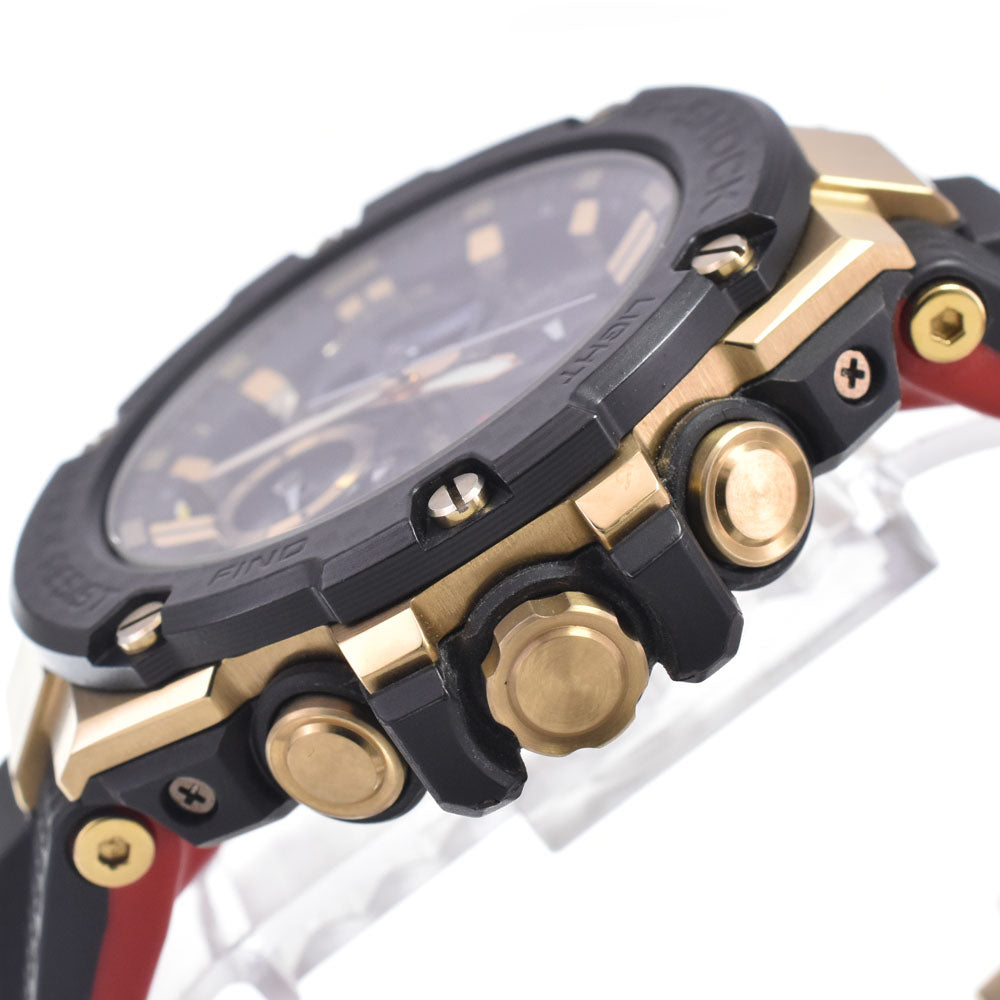 with paper CASIO G-SHOCK G-STEEL GST-B100TFB-1AJR 35th anniversary Black / gold Dial Solar Men's
 Watch R#149001
