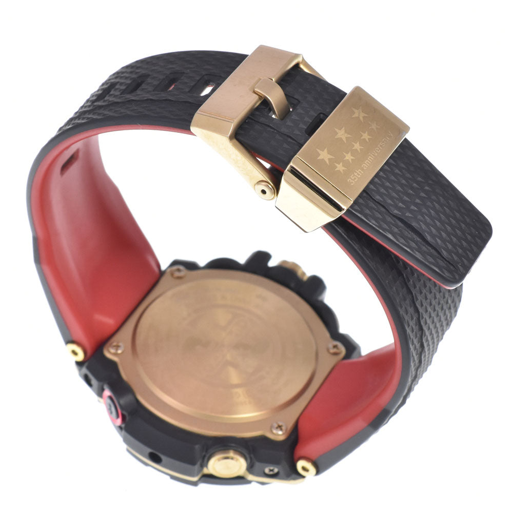 with paper CASIO G-SHOCK G-STEEL GST-B100TFB-1AJR 35th anniversary Black / gold Dial Solar Men's
 Watch R#149001