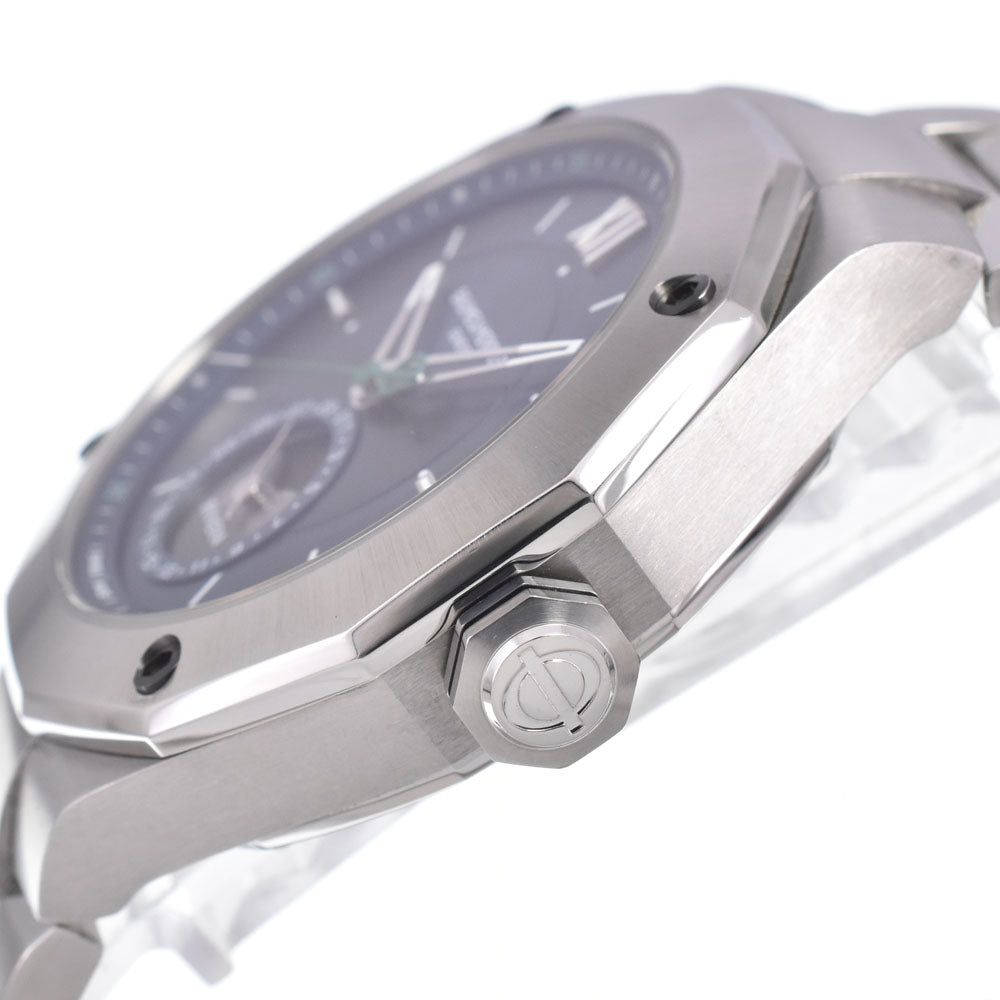 with paper Baume & Mercier Riviera M0A10682 Date blue Dial Automatic Men's
 Watch R#149006