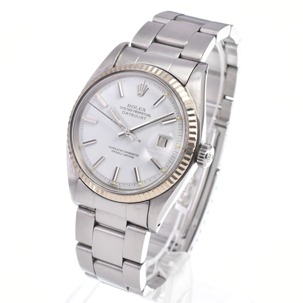 ROLEX DATEJUST 1601 vintage Cal.1570 Snow White white Dial Automatic Men's
 Watch R#149007