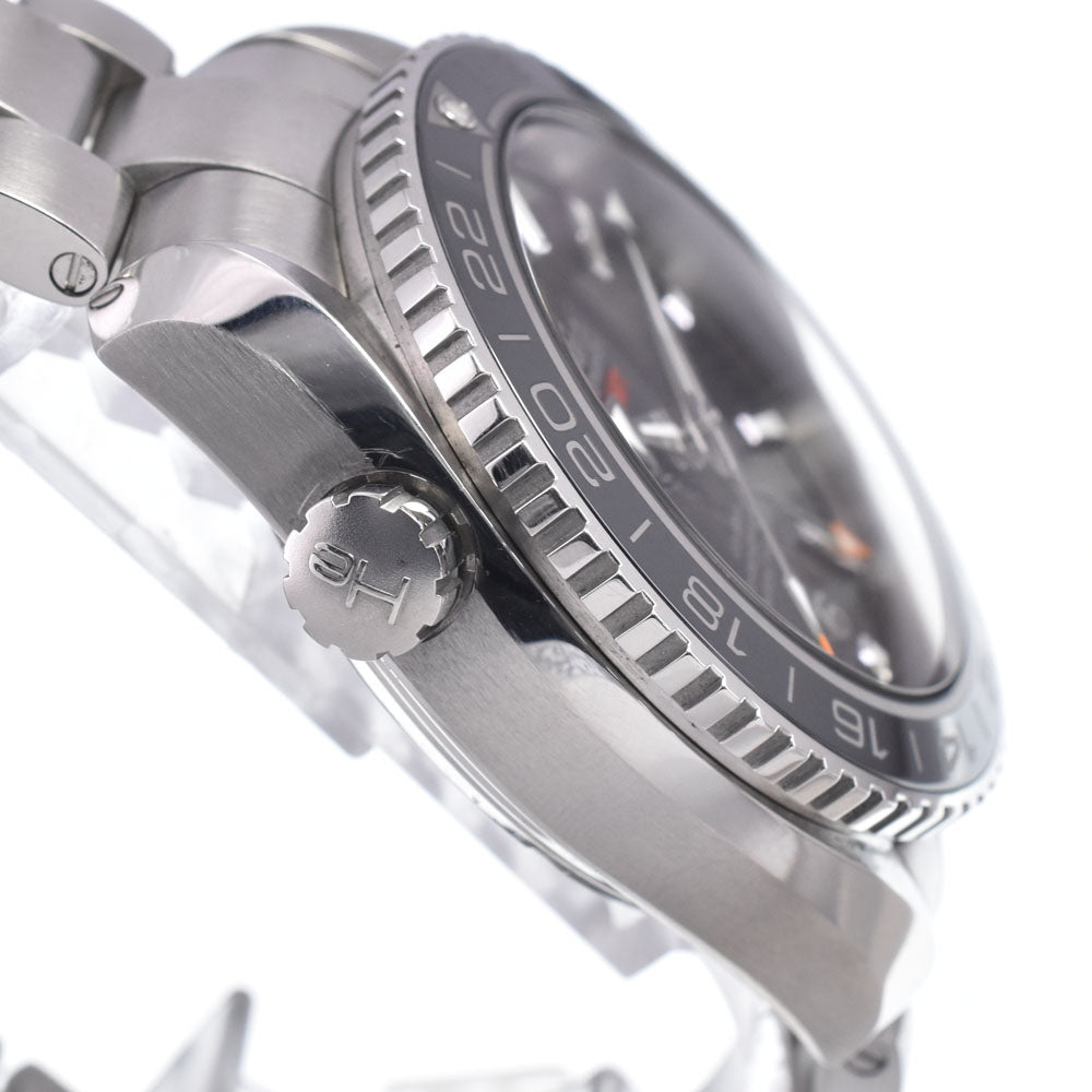 with paper OMEGA Seamaster Planet Ocean 232.30.44.22.01.001 GMT black Dial Automatic Men's
 Watch Q#149009