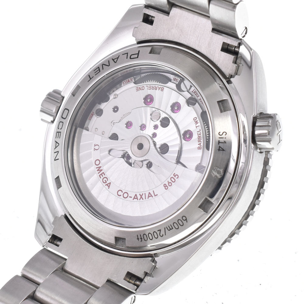 with paper OMEGA Seamaster Planet Ocean 232.30.44.22.01.001 GMT black Dial Automatic Men's
 Watch Q#149009