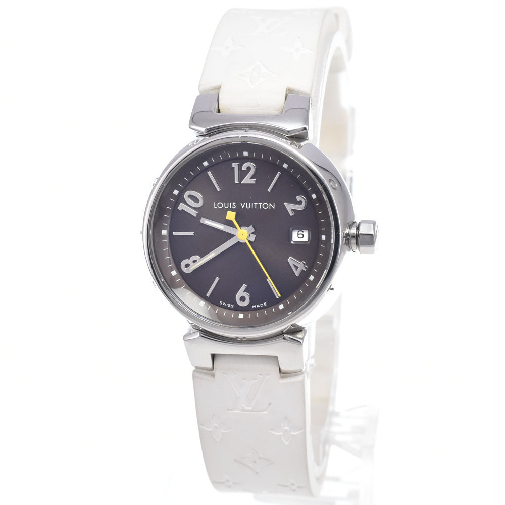 with paper LOUIS VUITTON Tambour Q1211 Brown Dial Quartz Ladies
 Watch P#149016