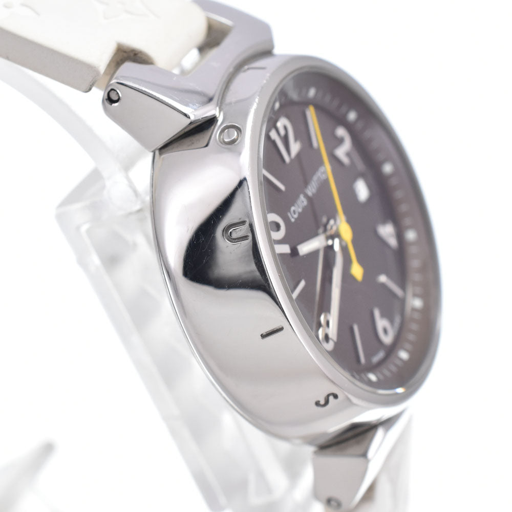 with paper LOUIS VUITTON Tambour Q1211 Brown Dial Quartz Ladies
 Watch P#149016