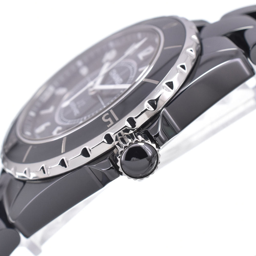 with paper CHANEL J12 H0685 Black ceramic black Dial Automatic Men's
 Watch D#149018