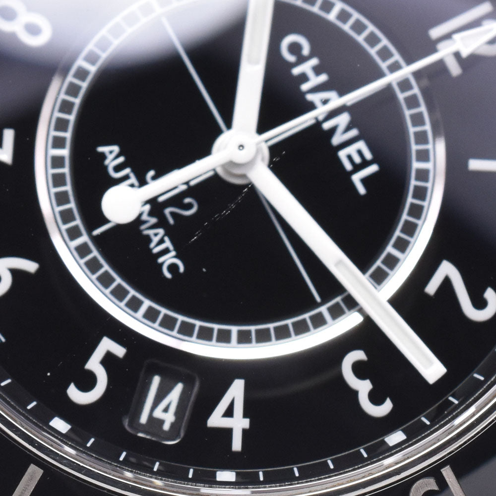 with paper CHANEL J12 H0685 Black ceramic black Dial Automatic Men's
 Watch D#149018