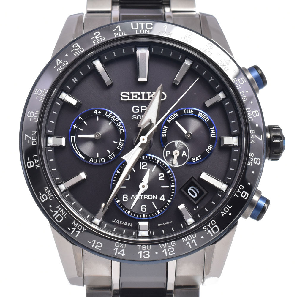 SEIKO Astron 5X53-0AN0/SBXC027 Limited item black Dial GPS Solar Men's
 Watch P#149023