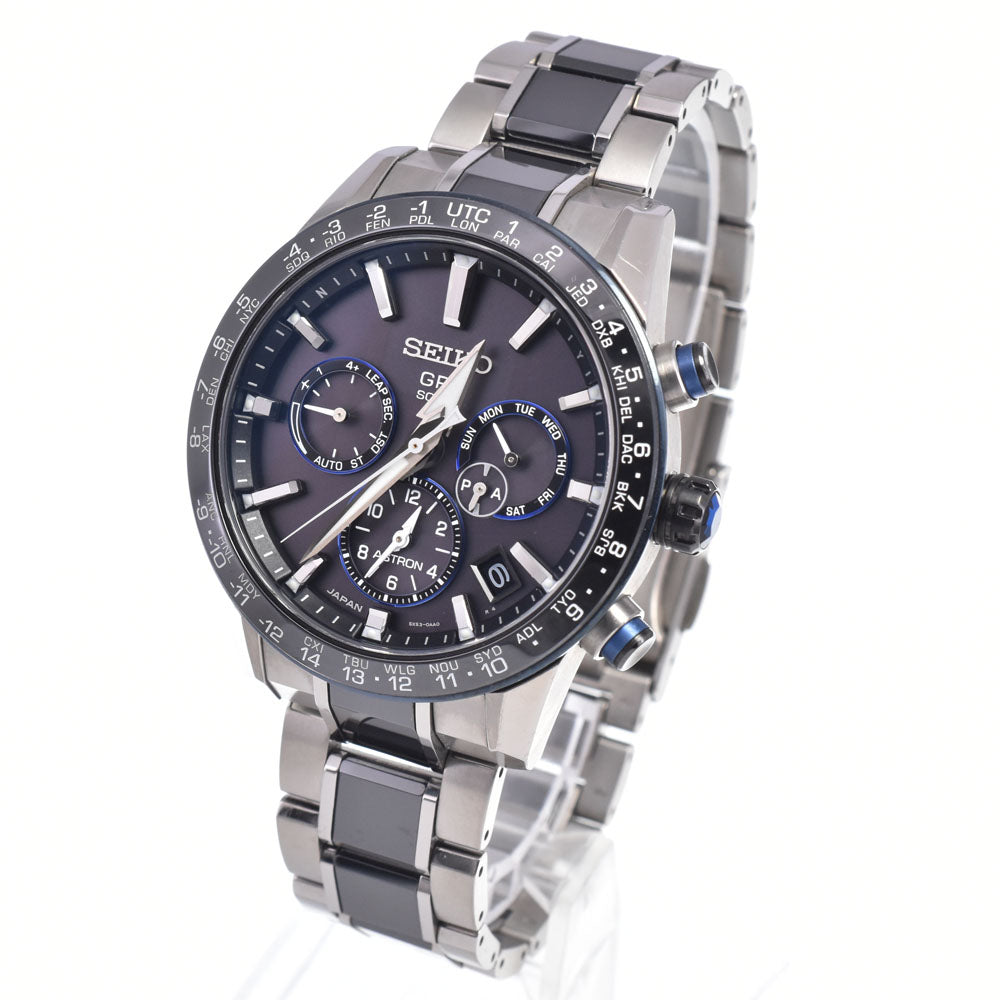 SEIKO Astron 5X53-0AN0/SBXC027 Limited item black Dial GPS Solar Men's
 Watch P#149023