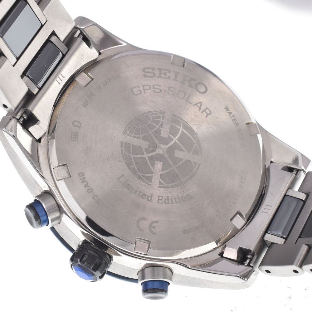 SEIKO Astron 5X53-0AN0/SBXC027 Limited item black Dial GPS Solar Men's
 Watch P#149023