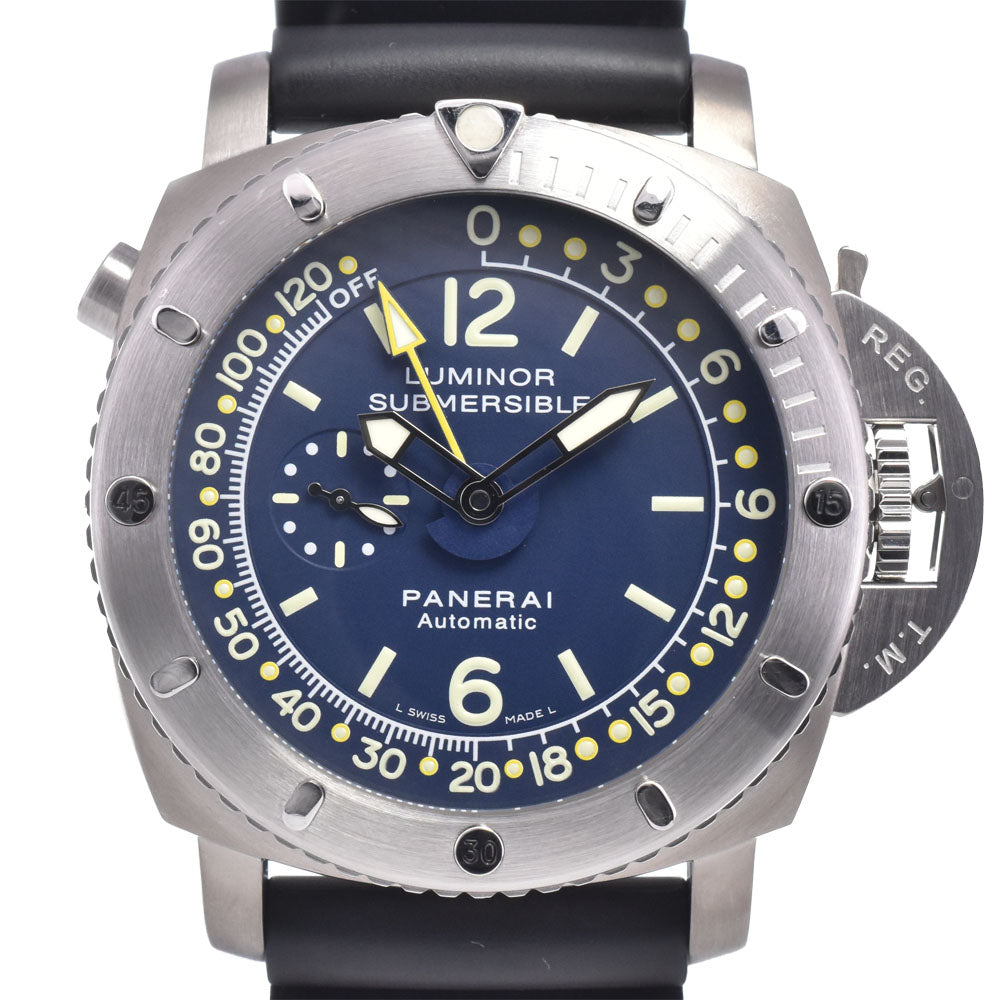 OFFICINE PANERAI Luminor Submersible PAM00307 blue Dial Automatic Men's
 Watch P#149029