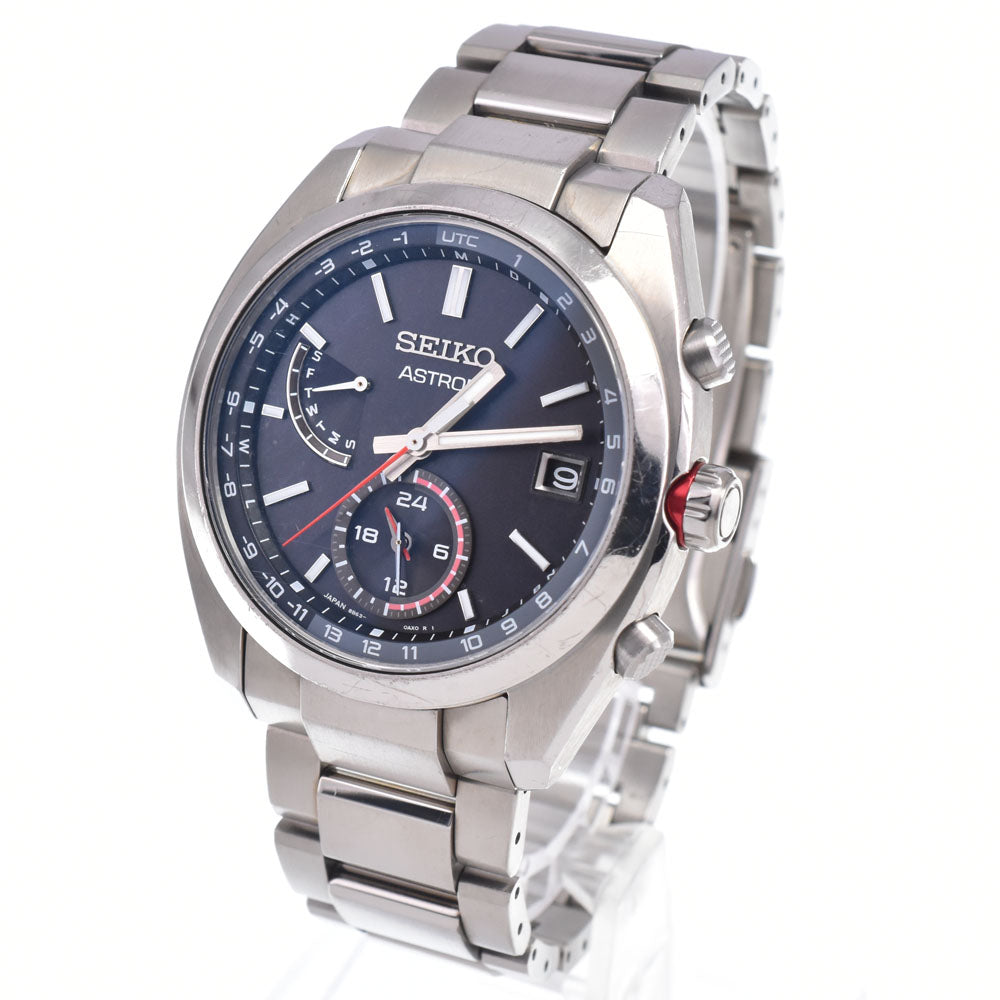SEIKO Astron SBXY017/8B63-0BA0 Day date black Dial Radio Sync Solar Men's
 Watch P#149030