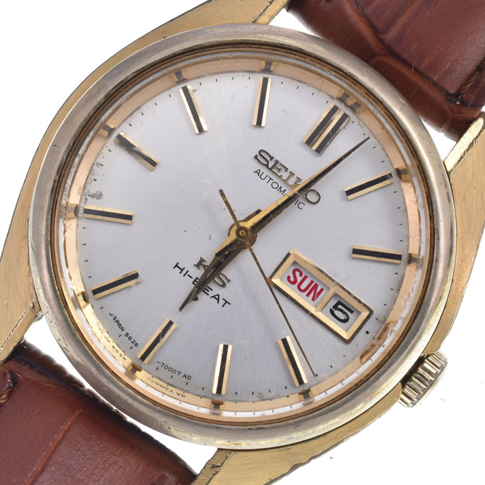 SEIKO KS King Seiko 5626-7000 vintage Day-Date HI-BEAT Silver Dial Automatic Men's
 Watch P#149031