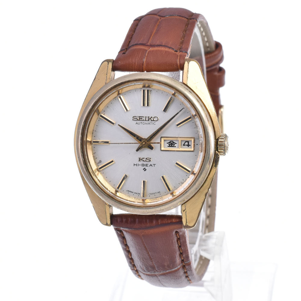 SEIKO KS King Seiko 5626-7000 vintage Day-Date HI-BEAT Silver Dial Automatic Men's
 Watch P#149031
