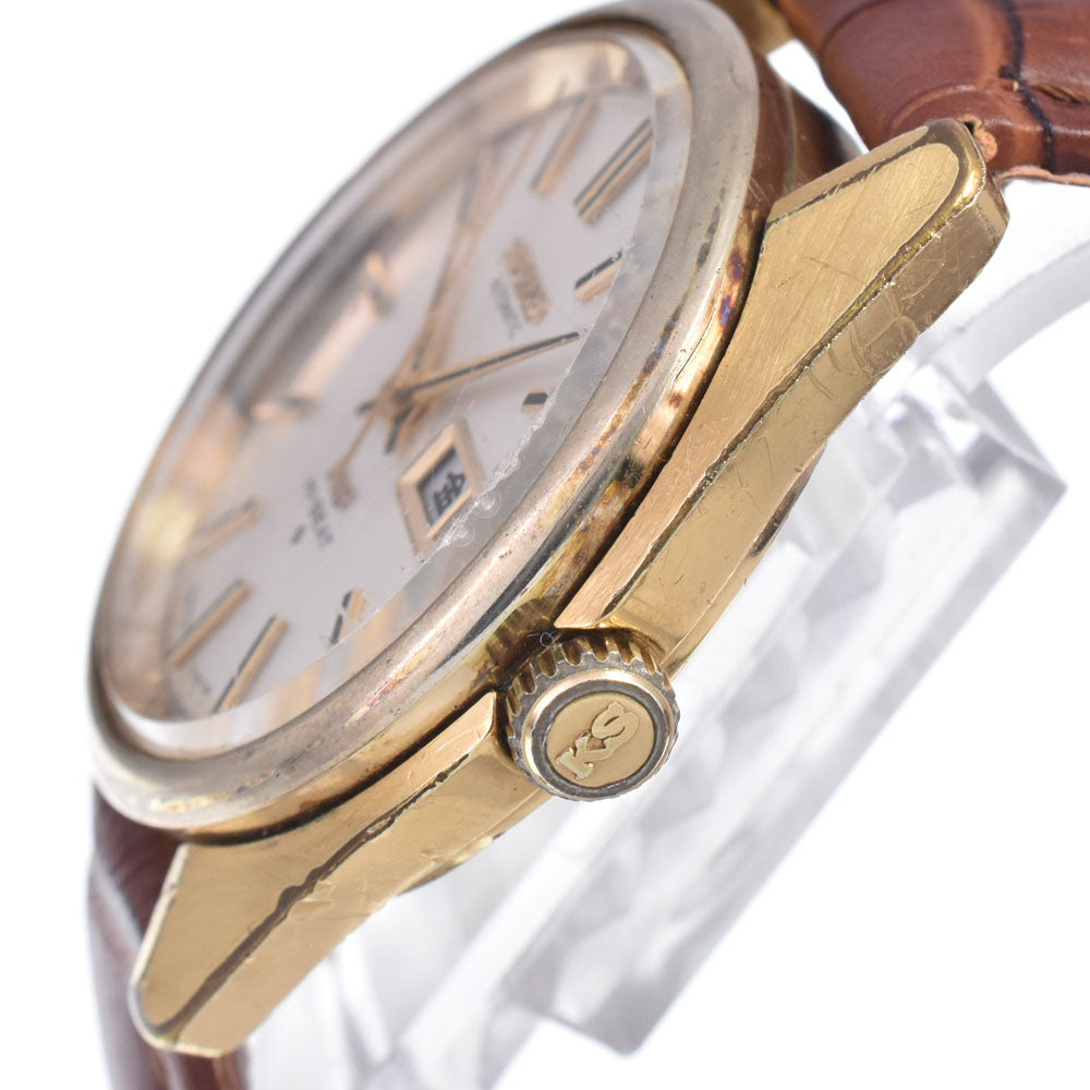 SEIKO KS King Seiko 5626-7000 vintage Day-Date HI-BEAT Silver Dial Automatic Men's
 Watch P#149031