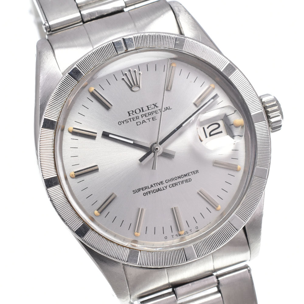 ROLEX Oyster perpetual date 1501 vintage Cal.1570 Sigma Dial Silver Dial Automatic Men's
 Watch B#149034