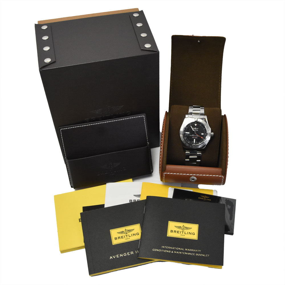 with paper BREITLING Avenger II GMT A3239011/BC34 Date Automatic Men's
 Watch R#149039
