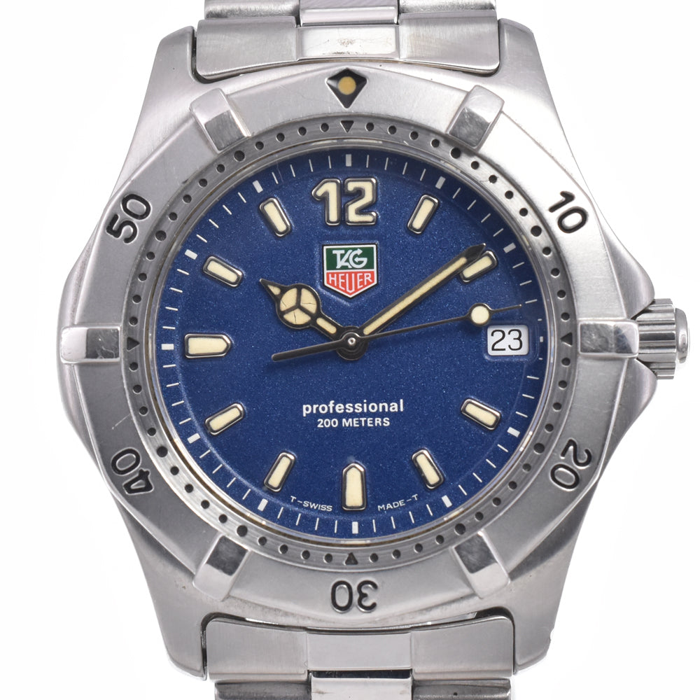 TAG HEUER Professional 200M WK1113 Date blue Dial Quartz Men's
 Watch R#149040