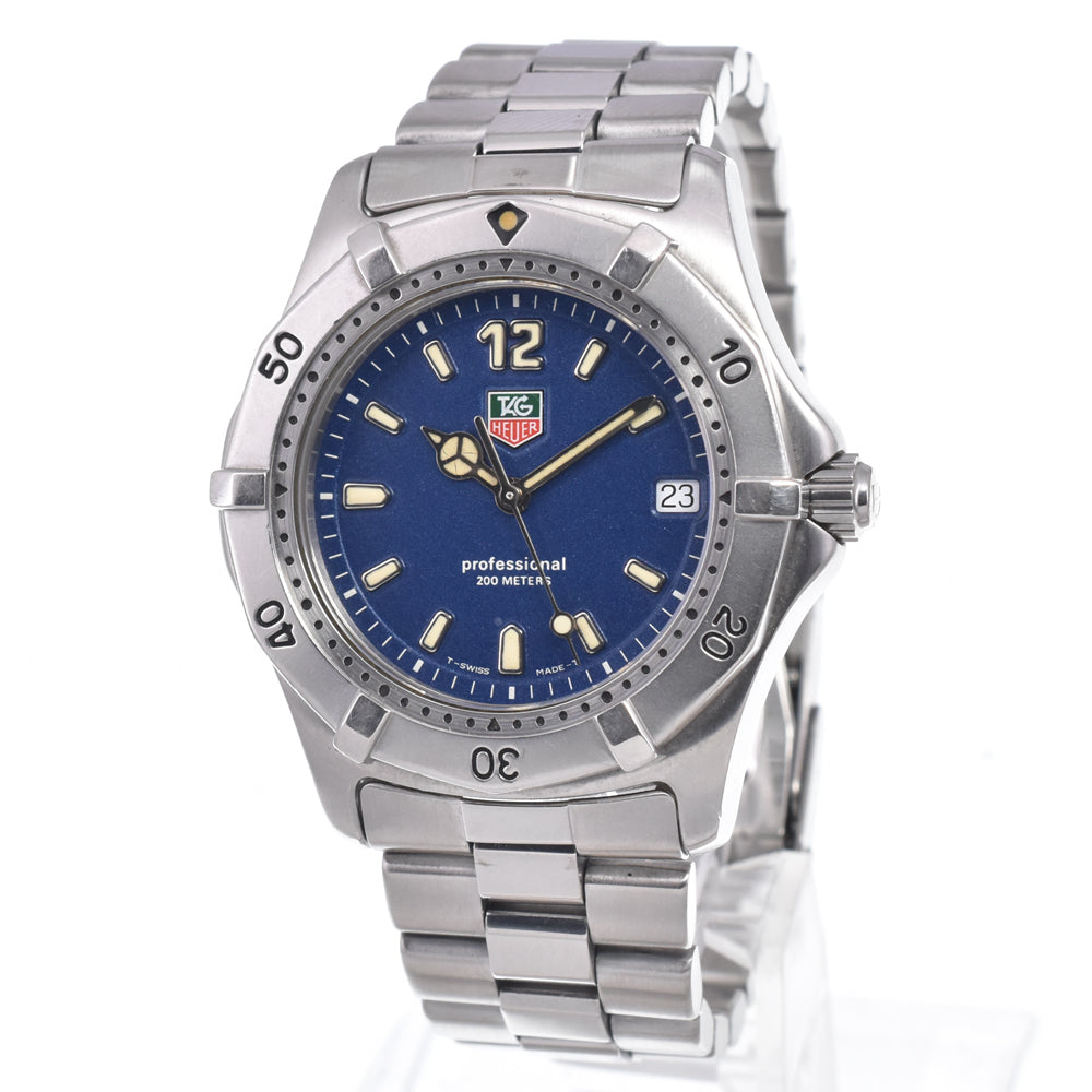 TAG HEUER Professional 200M WK1113 Date blue Dial Quartz Men's
 Watch R#149040