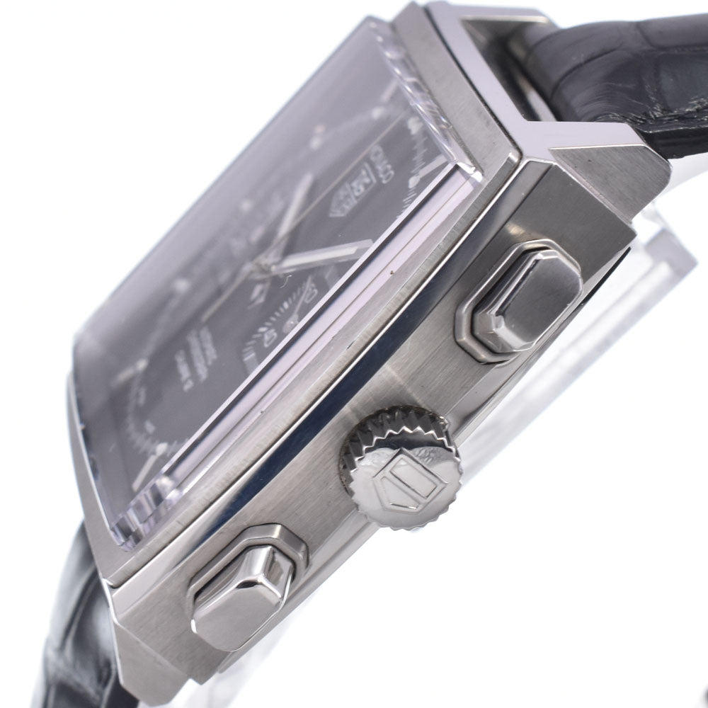 TAG HEUER Monaco CAW2110.FC6177 Chronograph Caliber 12 black Dial Automatic Men's
 Watch Q#149043