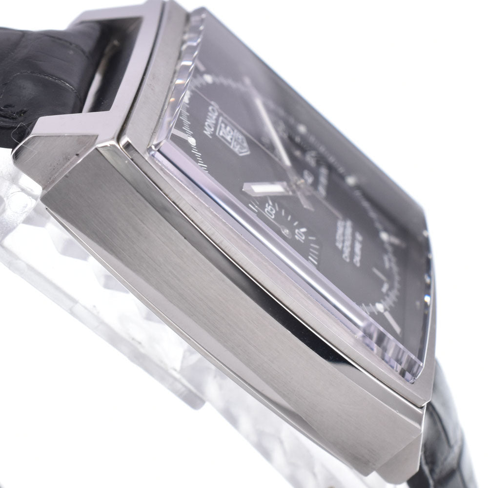 TAG HEUER Monaco CAW2110.FC6177 Chronograph Caliber 12 black Dial Automatic Men's
 Watch Q#149043