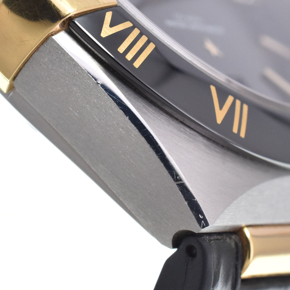 with paper OMEGA Constellation 131.23.41.21.10.001 see-through back date green Dial Automatic Men's
 Watch O#149044