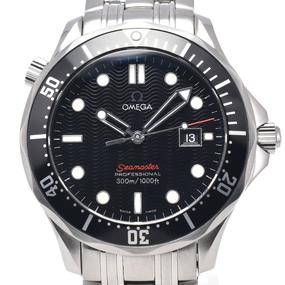 with paper OMEGA Seamaster Professional 300M 212.30.41.61.01.001 Date black Dial Quartz Men's
 Watch Q#149046